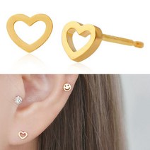 미니아트 새해맞이 99균일~ 14K GF 골드필드 핀 베이직 데일리 귀걸이