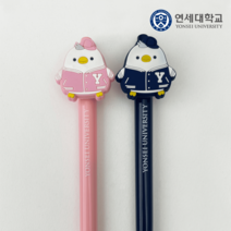 연세대 독수리 캐릭터 펜 필통 연세 대학교 굿즈 초등학생 중학생, 핑크