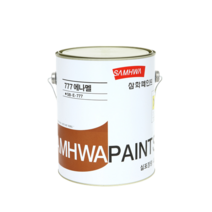 삼화페인트 777에나멜 4L 철재용 방화문 계단난간, 유광 나무색NT, 4000ml, 1개