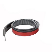 유니버설 블랙 Carbonfiber 휠 펜더 플레어 스트립 눈썹 고무 보호대 가드 안티 충돌 몰딩, 03 45mm carbonfier