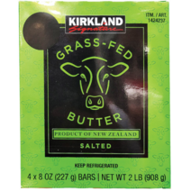 코스트코 커클랜드 시그니춰 솔티드 버터 908g(227g x 4) / 목초사육 가염버터, 227g, 상세페이지 참조