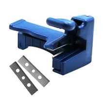 전기식 2pcs 더블 가장자리 트리머 나무 측면 Banding 기계 세트 머리와 꼬리 트리밍 목공 도구 블레이드, 02 B
