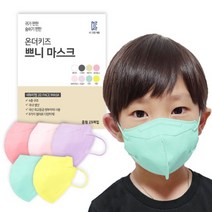 쁘니 컬러 마스크 에어핏 도톰한 4중 필터 국산 새부리형 25매, 80용필터사용 대형 (성인 남녀 권장), 라일락