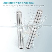 PH 밸런스 정수기 교체 휴대용 에너지 나노 로나이저 스테인레스 스틸 알칼리성 워터 수처리 도구, 한개옵션0