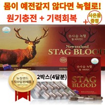 사은품 추가 증정 뉴질랜드 숫사슴 녹혈 녹용 캡슐 사슴피 자양강장제 남성 여성 피로회복제 청소년 여성 철분제 수험생 빈혈 만성피로 영양제 효능 효과 추천 유비바이오, 2개(4달분)+사은품증정