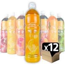 카르페데이 과일음료 베이스/액상 1000ml(12개 1박스), 레몬