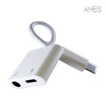 아네스 USB C to 3.5mm 이어폰 오디오 AUX + C타입 고속 충전 듀얼 젠더 / 고속충전지원 < PD3.0 (20V/3A MAX) >, 3.5mm+C타입충전듀얼젠더, 1개, 12.3cm” class=”wr-img”></a></div></div></div></div><div class=
