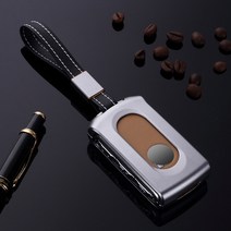 리오 볼보 S90 S60 XC60 XC90 키케이스 알루미늄 키홀더, 다크실버