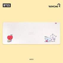 라인프렌즈 BT21 장패드 게이밍 대형 롱 롤 카카오 어피치 라이언 브라운 샐리 코니 치미 타타 쿠키 코야 알제이 망 슈키 예쁜 캐릭터 책상 키보드 매트 받침대 컴퓨터 노트북 귀여운 무선충전 마우스패드 다이소, 6. 마우스패드 옐로우 장패드