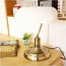 유리갓 스탠드 (화이트) 인테리어소품 단스탠드 탁상스탠드 빈티지스탠드 엔틱스탠드