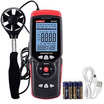 Weather Station Anemometer Wind Speed Meter Data Logger with Wind Direction Wind Volume Temperature, 1