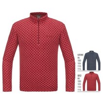 [레드페이스] 남성 겨울 기능성 스판 등산 집업 플리스 긴팔티 REWMTSW21010