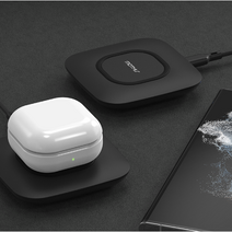 1+1 모디스 무선충전기 15W 블랙, 모디스 무선충전기 15W 2개