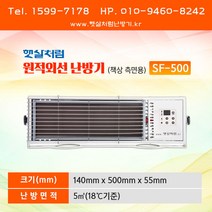 햇살처럼 책상 측면용 원적외선 난방기 SF-500