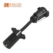 카라반 캠핑카 7핀 트레일러 라운드 소켓 여성 플매트 카펫 러그 RV 블레이드 어댑터 커넥터 캠핑 부품, 한개옵션0