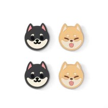 고양이 발톱 핸들 바 커버 실리콘 바캡 닌텐도 스위치 적용, 시바견 스틱캡 4개입