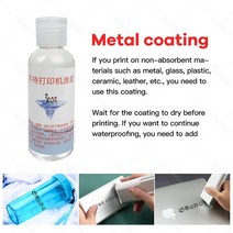 유통기한 날짜찍는기계 EVEBOT Printpen 핸드 프린터 DIY 잉크젯 펜 문신 장치 미니 휴대용 의류 작은 커, [08] Metal Coating, 08 Metal Coating