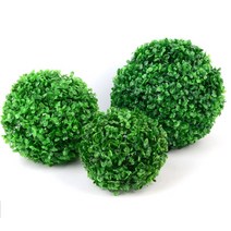 키알리 실내 베란다 테라스 천장 장식 인조 새싹 원형 잔디 볼, 사이즈, 소