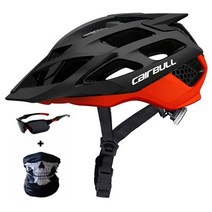 자전거부품 자전거용품 자전거용품쇼핑몰 Cairbull-AllRide 초경량 자전거 헬멧 통풍구 장착 MTB 산악 트레일 BMX 사이클링 TT 선물용으로 좋은, [01] 52-57 CM, [04] Black red