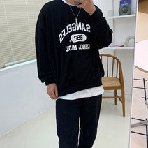 [당일발송] 로스앤젤레스맨투맨 목안늘어나는맨투맨