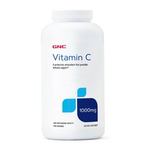 GNC 비타민 C 1000mg 로즈힙 함유 500정 (타블렛) GNC Vitamin C 1000mg with rose hips 500tabs, 1개