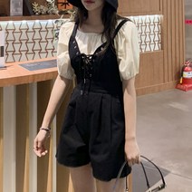 떳다그녀 에투 블라우스 & 점프수트 SET