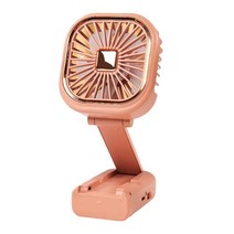 STK 웨어러블 접이식 교수형 목 팬 휴대용 데스크탑 공기 냉각기 캠핑 여행 여름을위한 사일런트 핸즈프리 미니 팬, 8cmx3cmx16.8cm, 플라스틱, 분홍색