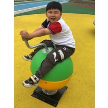 놀이터 기구 스프링 흔들목마 흔들그네 용수철 의자, 그린 조개 회전의자