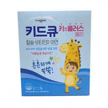 일동 키드큐 키즈플러스 젤리 칼슘 아연 비타민D 40포, 600g, 2개