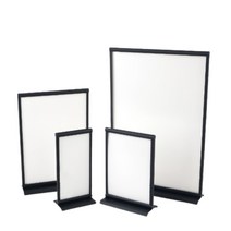 A4 A5 A6 인쇄물 POP T형 철재 꽂이 스탠드 안내문 테이블 메뉴판 사진 전시 액자 가구점 매장 홍보물 상품 설명 전단지 알림 문구 알림판 주민센터 병원 사무실 학교, 사이즈