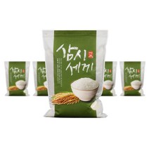 [팩마트] 삼시세끼_지퍼형(4~5kg) 쌀 포장지 봉투, 300x440 [100장]