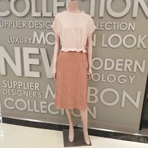 BCBG 킹스 셔링 플리츠 원피스 B2C7O676_72