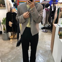 디퍼 MN 트위드 숏 블레이저 자켓