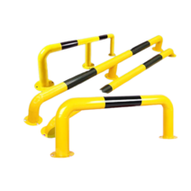 주차장 안전바 계단 난간 차고 충돌 방지 차단봉 가드, U자형 길이 1500 높이 300 두께 2mm