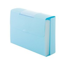 일본 리히트랩 영수증 정리 박스 A5 사이즈 포켓 파일 WATER, [0001]기본상품