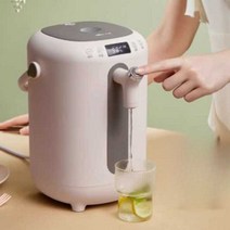 전기포트 디스펜서 대용량 자동 올인원 워터 디스펜서, 크림색