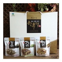 한부각 선물세트 고추 감자 우엉 당근 호박 부각 6종 9종 6종, 1개