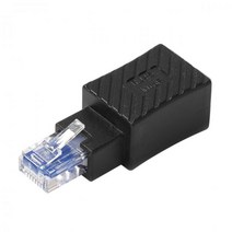 RJ45 수-암 컨버터 Cat5 Cat6 LAN 이더넷 네트워크 케이블 커넥터 익스텐더 용 90 도 확장 어댑터, CHINA_Straight