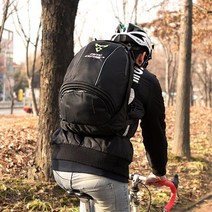빛반사 헬멧수납 자출족 안전한 자전거가방 하이킹배낭 싸이클, 색상_레드, 레드
