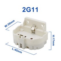 2개/몫 E14 램프 홀더 변환기 T5 2G11 라이트 GU5.3 EU 플러그 소켓 어댑터, 13 2G11
