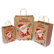 크리스마스 에코 종이가방 쇼핑백 S/M/L, C산타