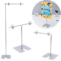 탁상용배너 피오피 POP 스탠드 거치대 높이조절 POP스탠드 POP거치대, 1개, (ㄱ 형)