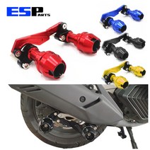 2021-2022년 PCX 머플러슬라이더 2구 머플러보호용품 PCX튜닝용품 PCX머플러프로텍터, 레드