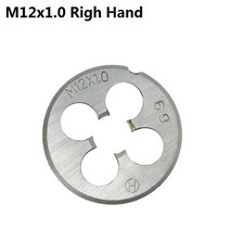 탭핑 탭드릴 손드릴 1pc M2/M6/M7/M8/M10/M12/M13/M14/M16 오른손 나사산 다이 메트릭 기계 핸드 태핑 도구, 13 M12x1.0