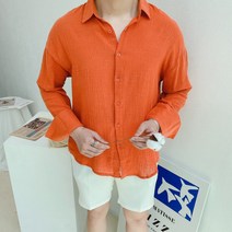 린넨 빈티지 남자 셔츠남방(BG)