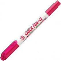 얼룩말 암기용 체크펜 알파 핑크 10개 B-WYT20-P 123695, one option, one option