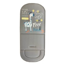 대형견 소형견 고양이 접이식아기 유모차 시트 쿠션 유니버셜 코튼 베이비 유모차 라이너, 기린 그레이