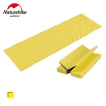 가성비 NatureHike 캠핑 매트 피크닉 패드 슬리핑 방수 초경량 접이식 텐트 매트리스 포밍 모이스처 방지, [01] Yellow