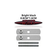 bmw부품 BMW 미니 JCW 존 쿠퍼 워크 클럽맨 컨트리맨 R60 R58 용 자동차 부품 스타일링 프론트 그릴 배지 장식 데칼 스티커, 07 style 7