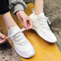 유블리 여성 깔끔 베이직 발편한 삭스슈즈 캐주얼 데일리 이쁜 스포츠 운동화 브로디